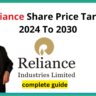 reliance share price target
